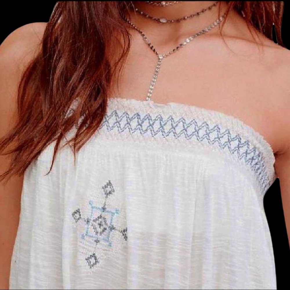 Free People Women's You Got It Bad Strapless Top Size M - Picture 13 of 13
